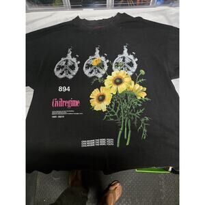 Civil Regime ‘The Rebel Youth’-distressed Oversized Large -New W/O tags.